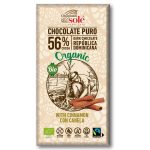 Chocolate negro 56% con canela 100 g BIO