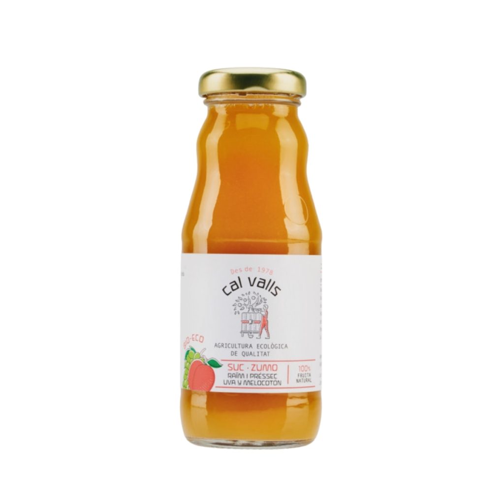 Zumo de melocoton y uva 200 mL BIO