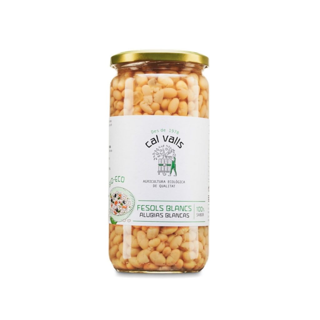 Alubias blancas cocidas 500 g BIO