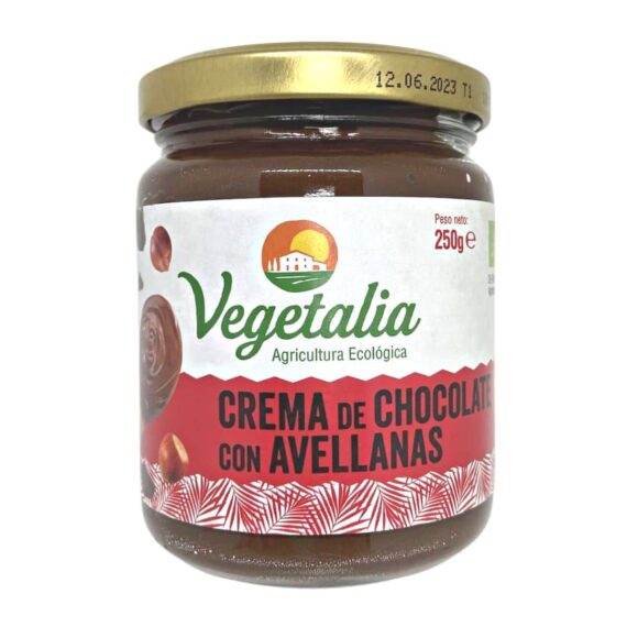 Crema de Chocolate con Avellanas 250 g BIO