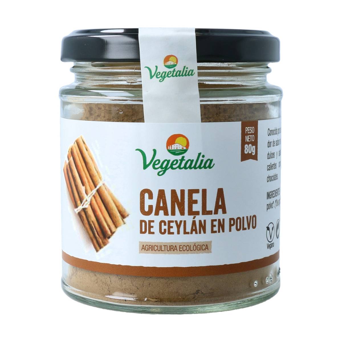 Canela de Ceylan en polvo 80 g BIO