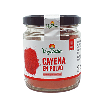 Pimienta Cayena en Polvo 80 g BIO