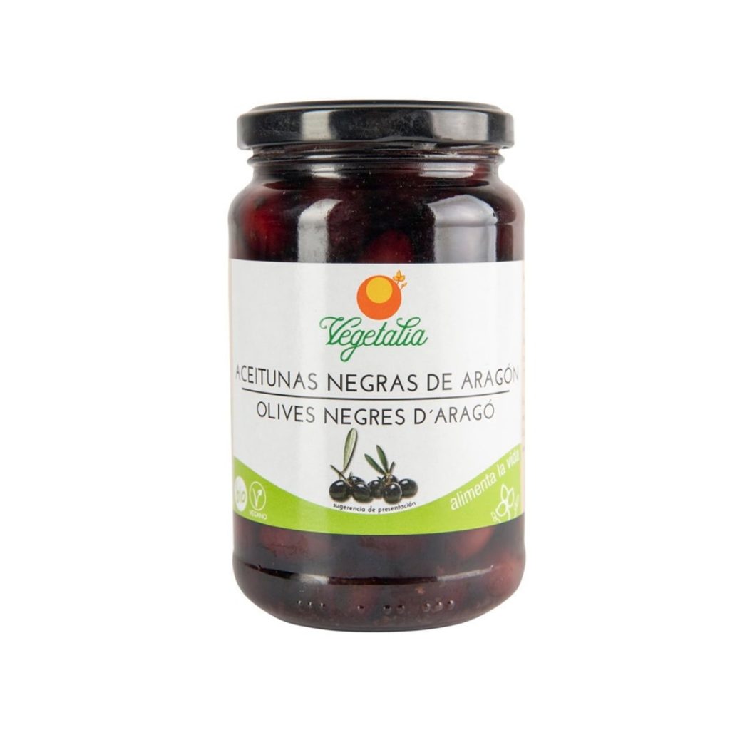 Olivas Negras Aragon 390 g BIO