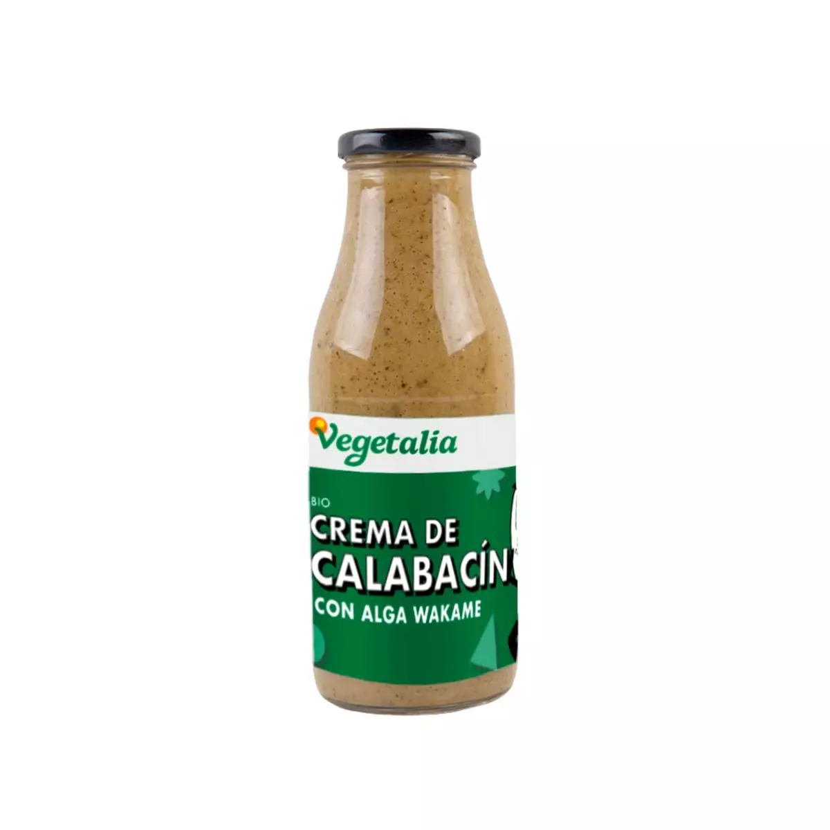 Crema de Calabacin con Alga Wakame 500 ml BIO