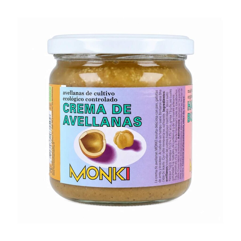 Crema de avellanas 330 g BIO — Monki