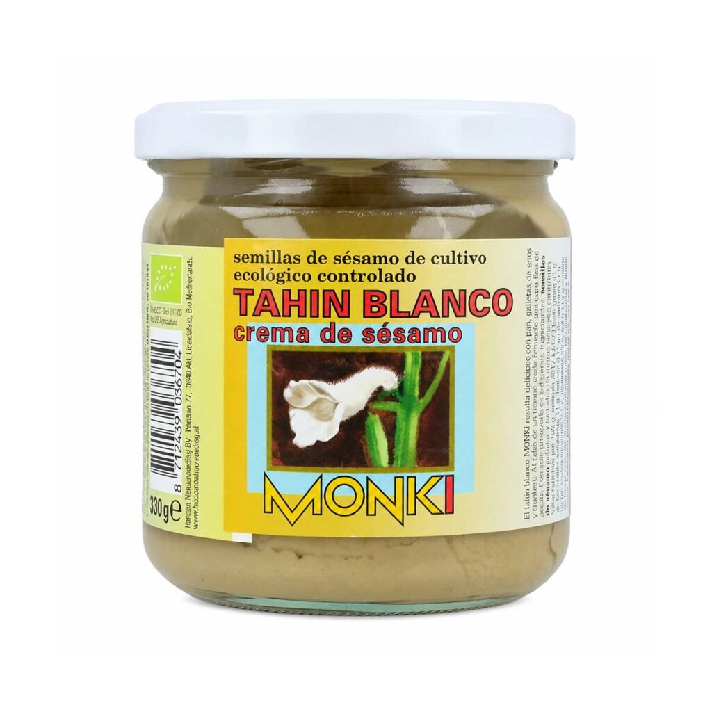 Tahin blanco crudo 330 g BIO — Monki