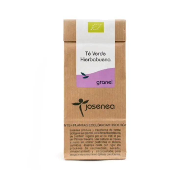 Te verde con hierbabuena bolsa granel 50 g BIO