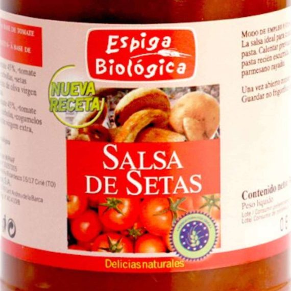 Salsa de Setas Vegana BIO 300 g