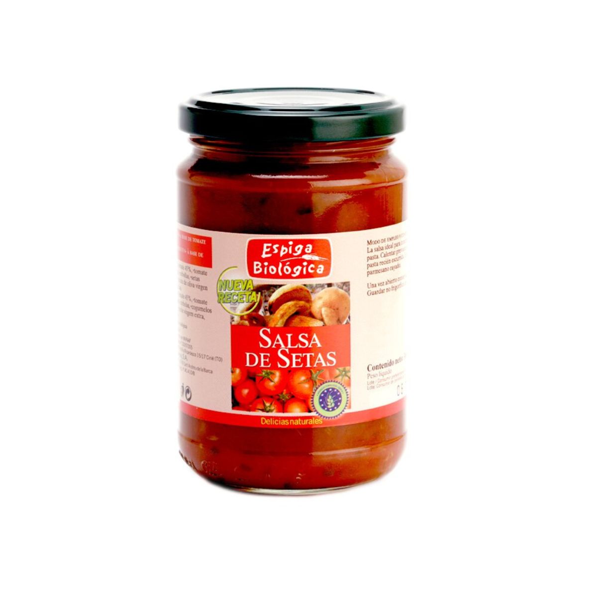 Salsa de setas vegana BIO 300g