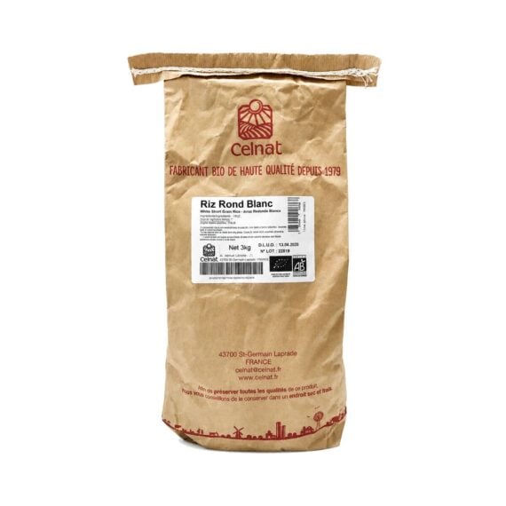 Arroz Redondo Blanco 3 kg BIO