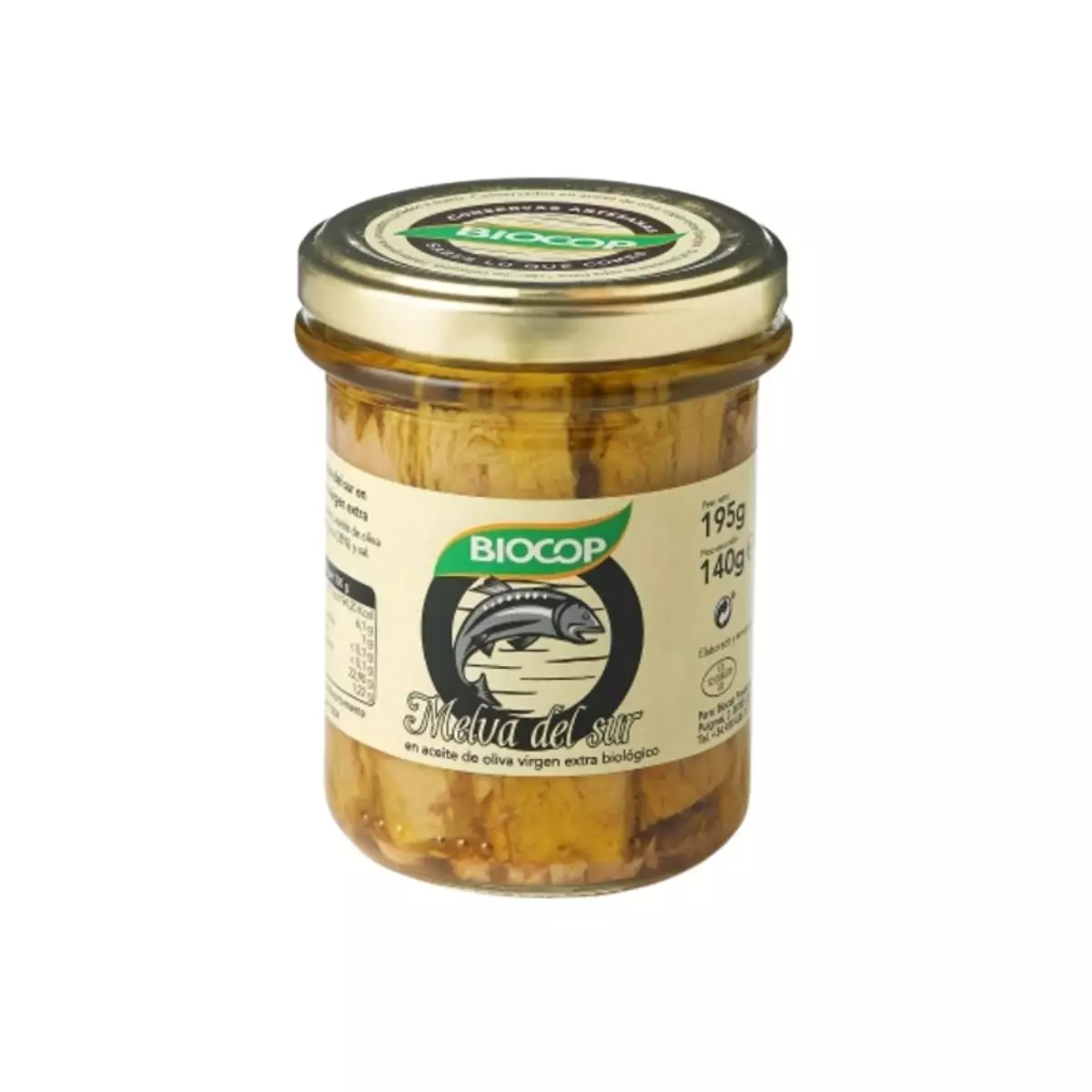 Filetes de Melva 195 g BIO