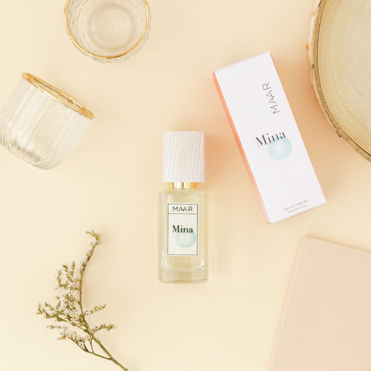 Perfume Natural y Ecológico Frasco de 50 mL – Mina