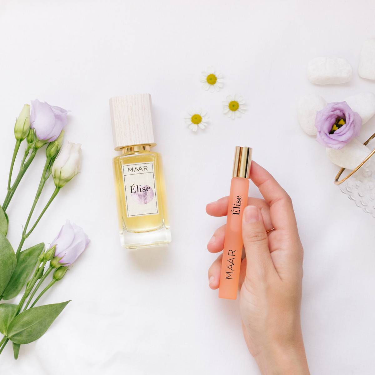 El perfume Élise de origen natural, sostenible y vegano