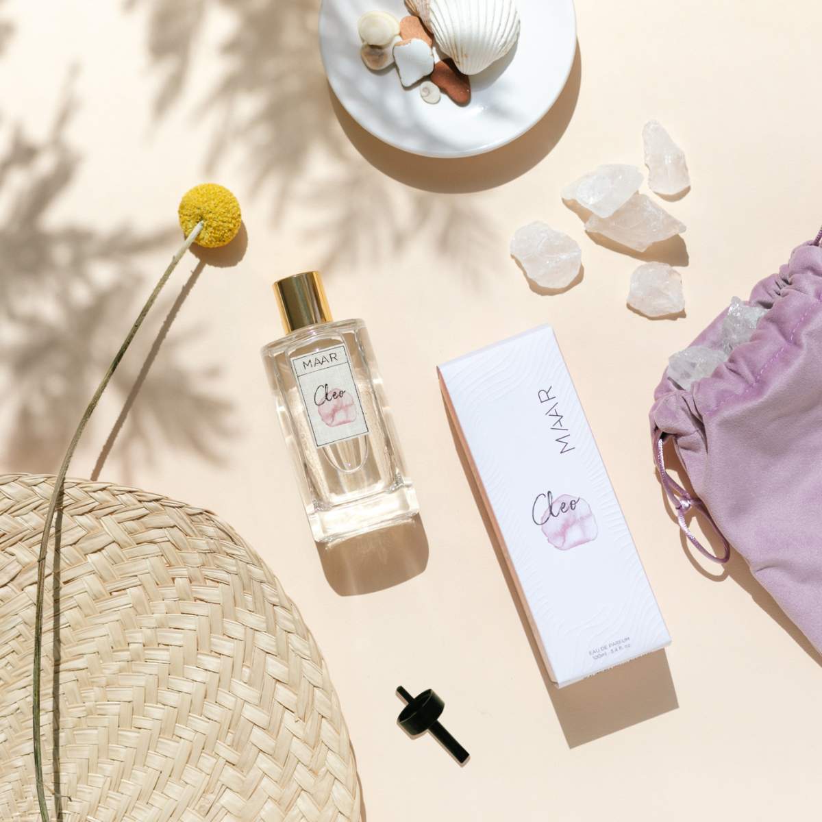 Descripción del refill de perfume Cleo con geranio rosa