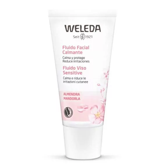 Crema Fluida Facial Calmante de Almendras 30 mL