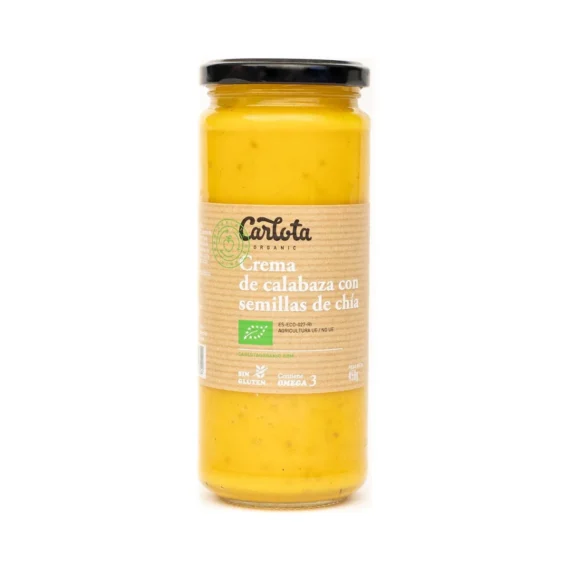 Crema de Calabaza con Chia 450 g BIO