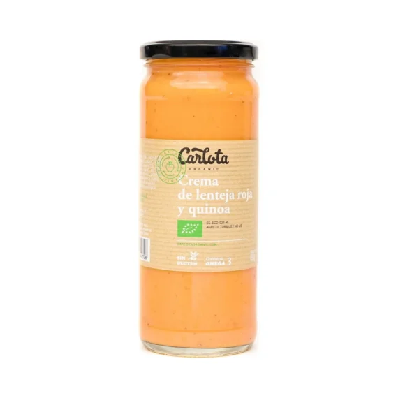 Crema de Lenteja Roja y Quinoa 450 g BIO