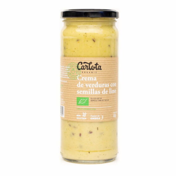 Crema de Verduras con Lino 450 g BIO