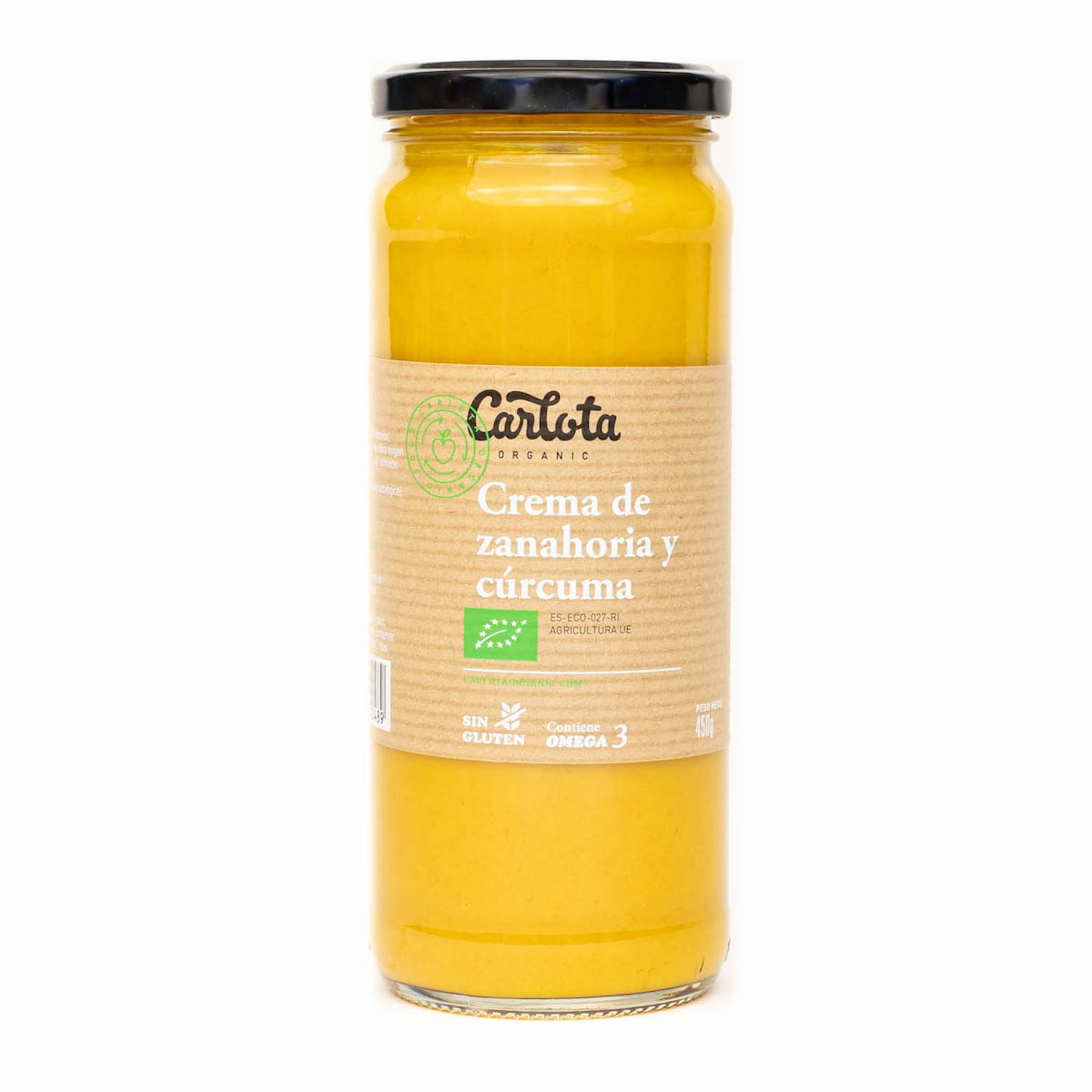 Crema de Zanahoria y Cúrcuma 450 g BIO