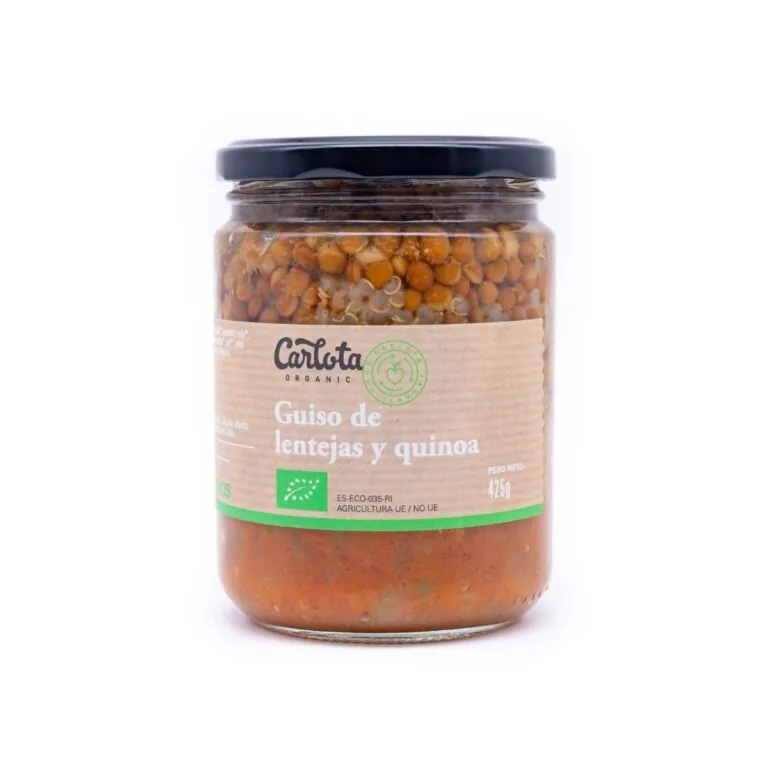 Guiso de Lentejas y Quinoa 425 g BIOGuiso de Lentejas y Quinoa 425 g BIO