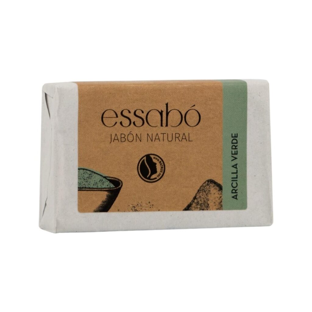 jabón sólido arcilla verde essabó