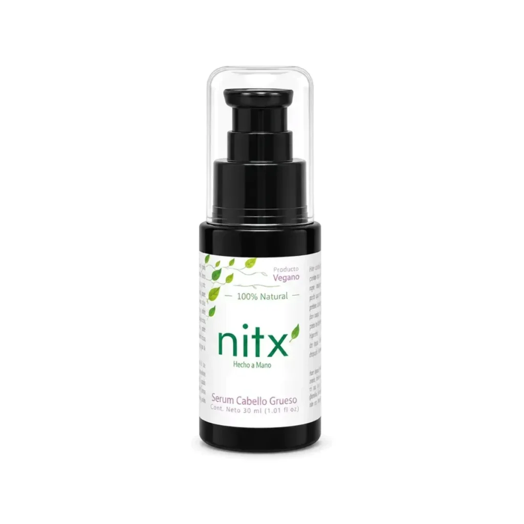 serum para cabello grueso nitx con dosificador