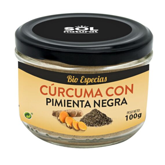 Cúrcuma con Pimienta Negra 100 g BIO