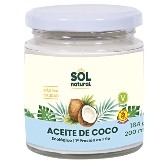 Aceite de Coco Virgen Extra 200 mL BIO 