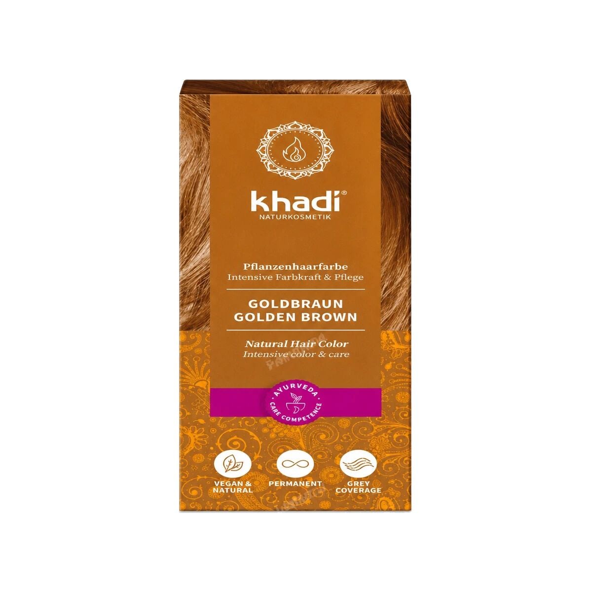 Tinte Vegetal – Castaño Dorado 100g — Khadi