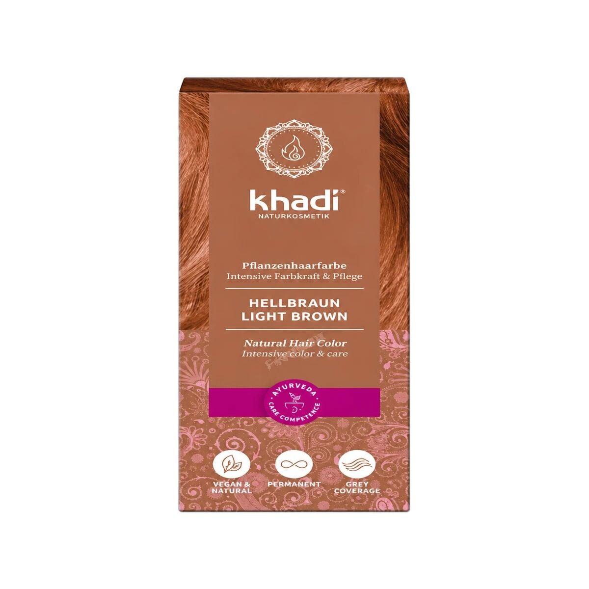 Tinte Vegetal – Castaño Claro 100g — Khadi