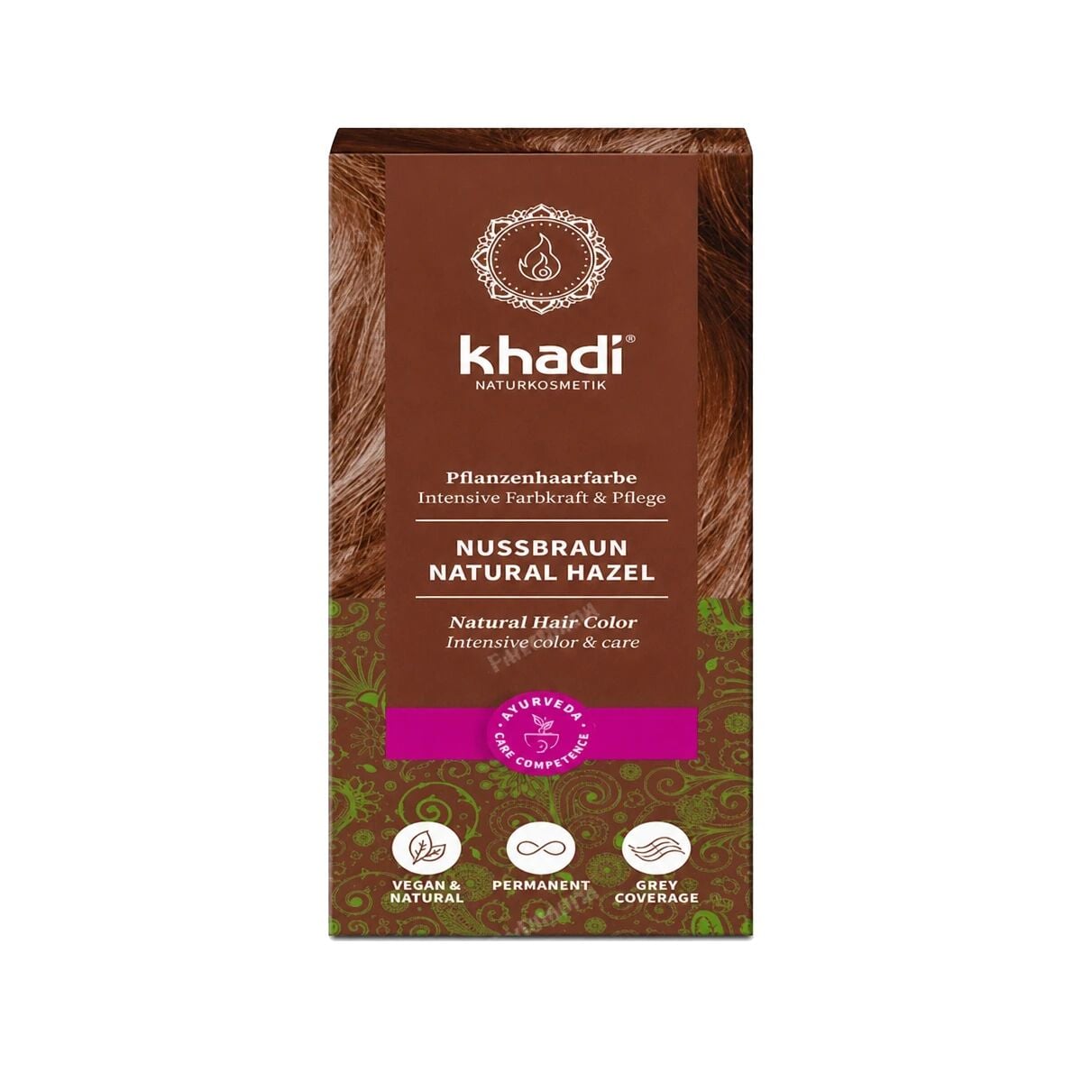 Tinte Vegetal – Castaño Avellana 100g — Khadi