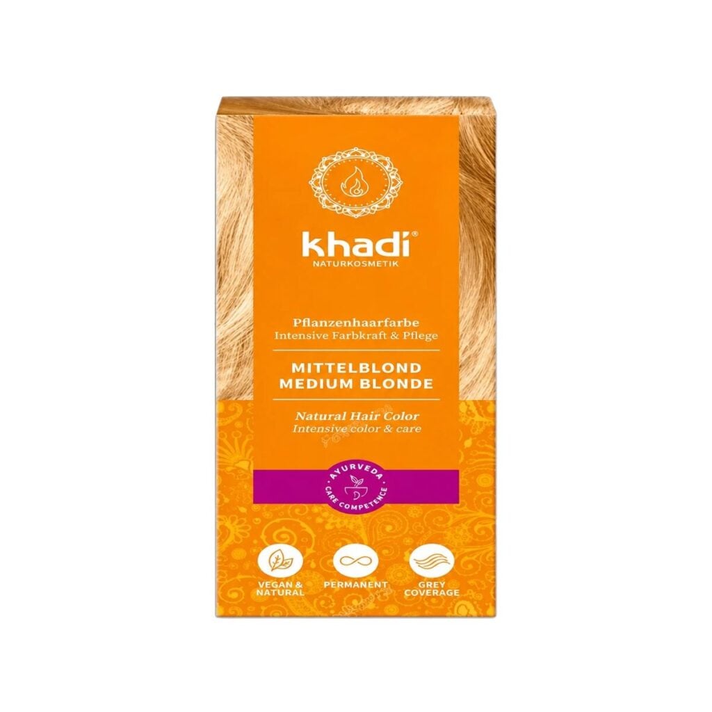 Tinte Vegetal – Rubio Medio 100g — Khadi