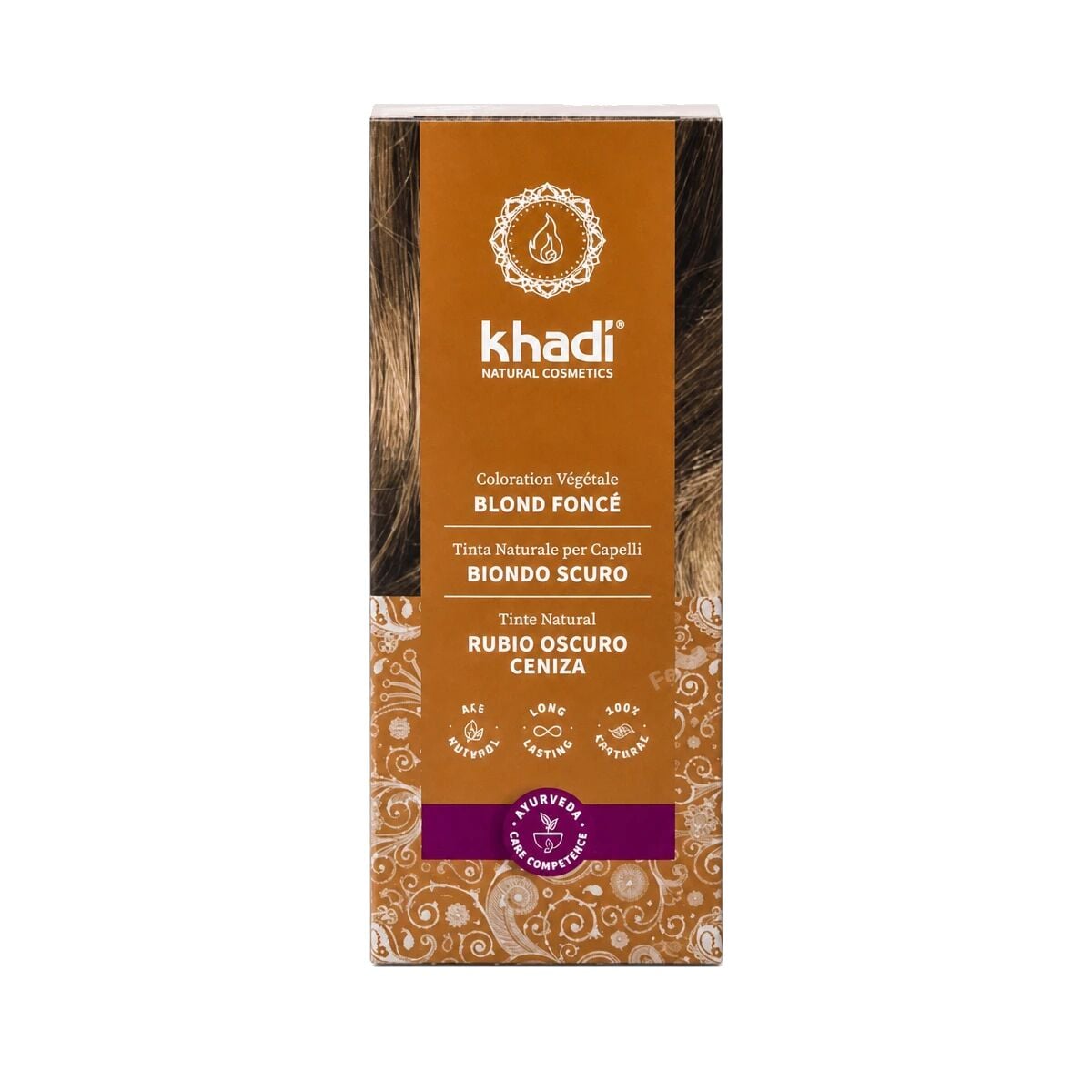 Tinte Vegetal – Rubio Oscuro Ceniza 100g — Khadi