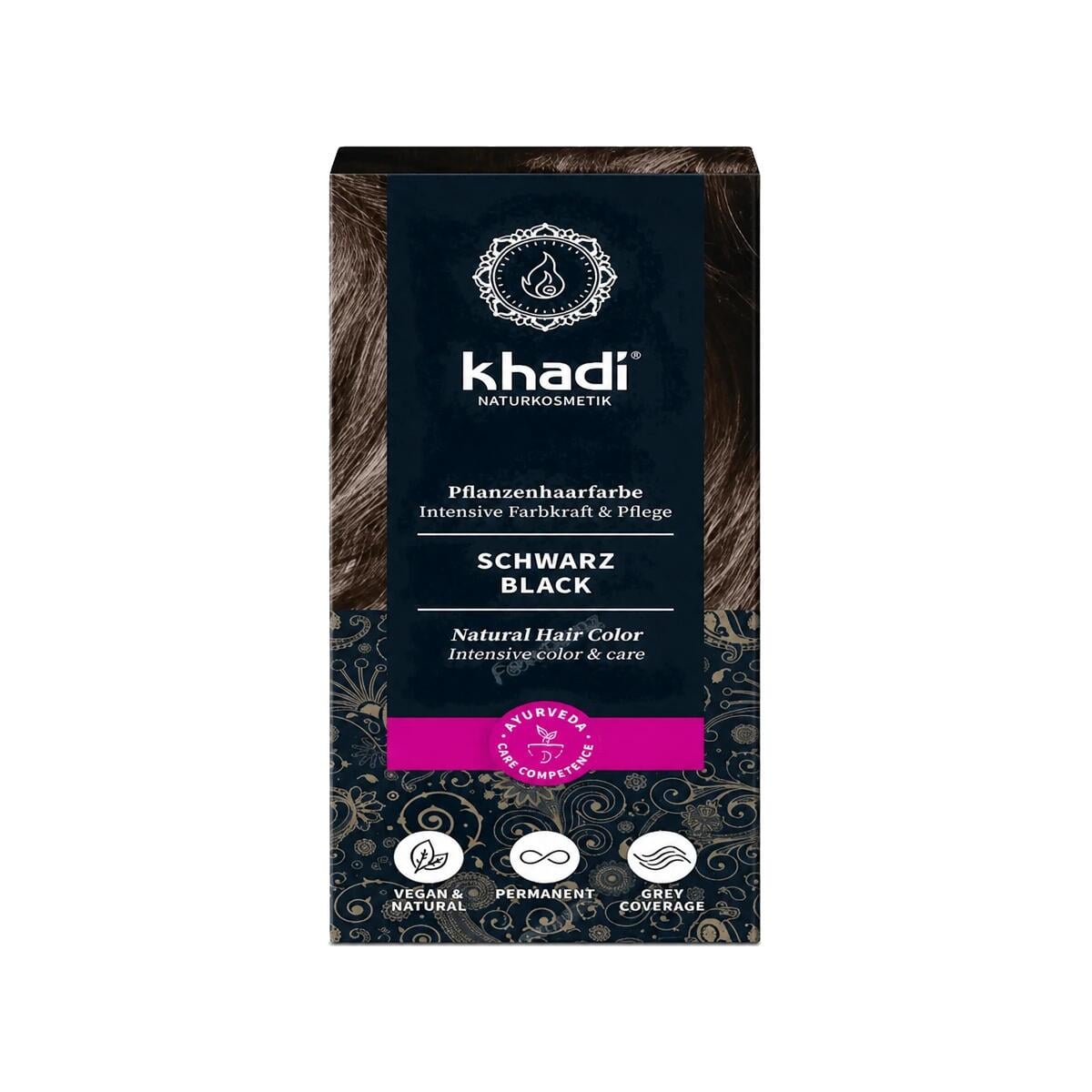 Tinte Vegetal – Negro 100g — Khadi
