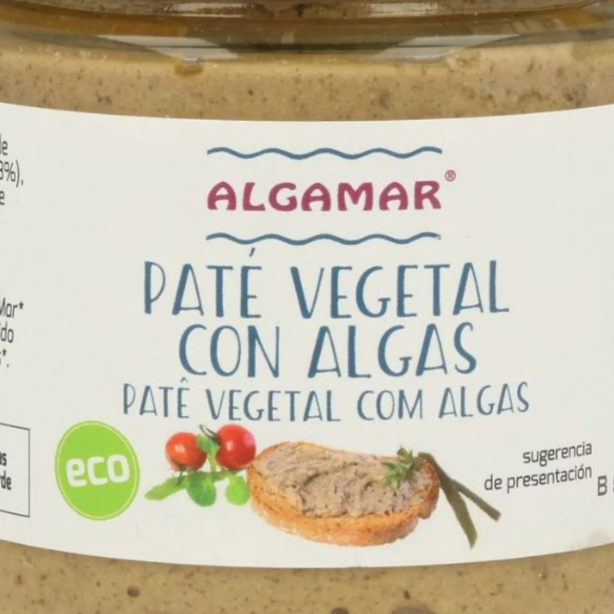 Paté Vegetal con Algas 180 g BIO