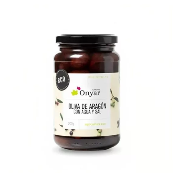 Aceituna de Aragón con Agua y Sal 200 g BIO