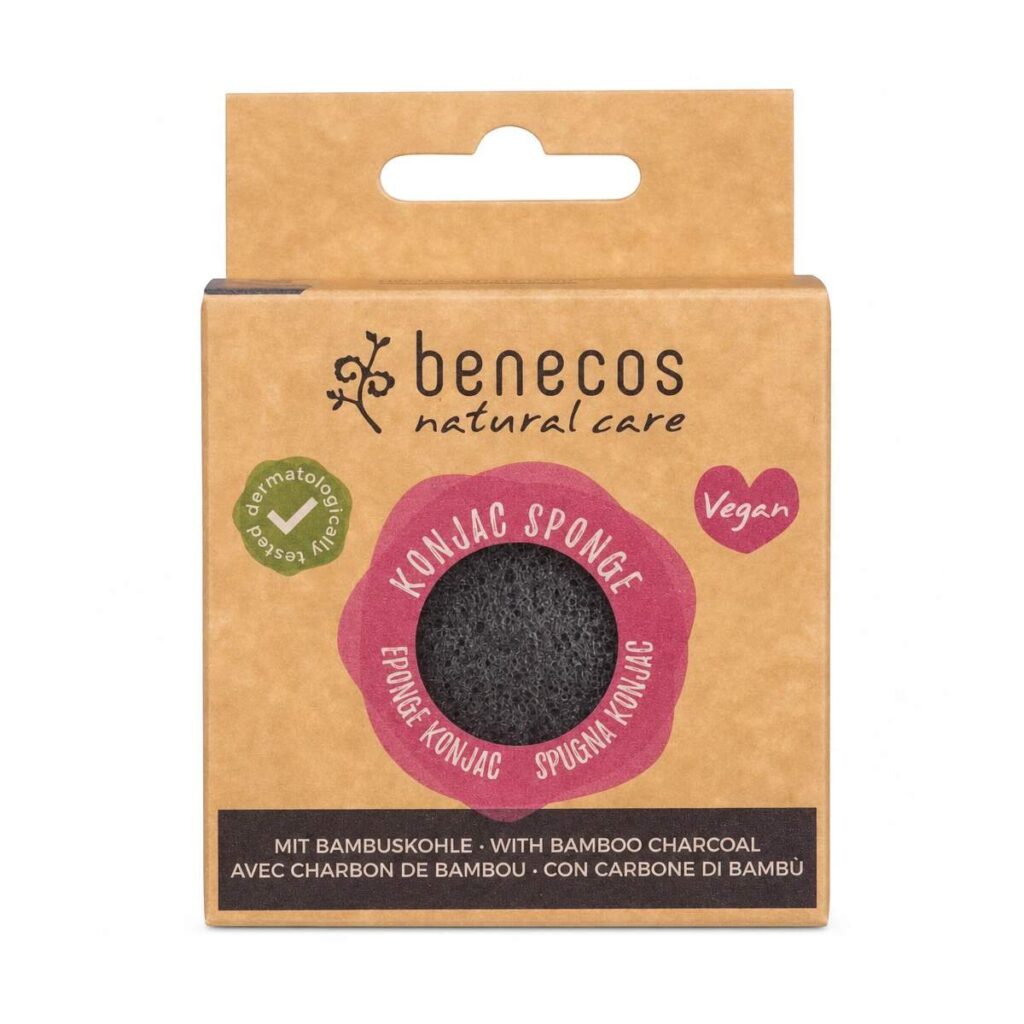 ESPONJA KONJAC bambu negro purificante-piel grasa — Benecos