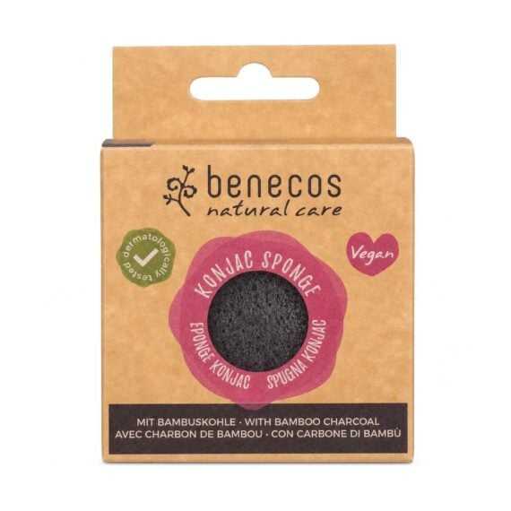 ESPONJA KONJAC bambu negro purificante-piel grasa