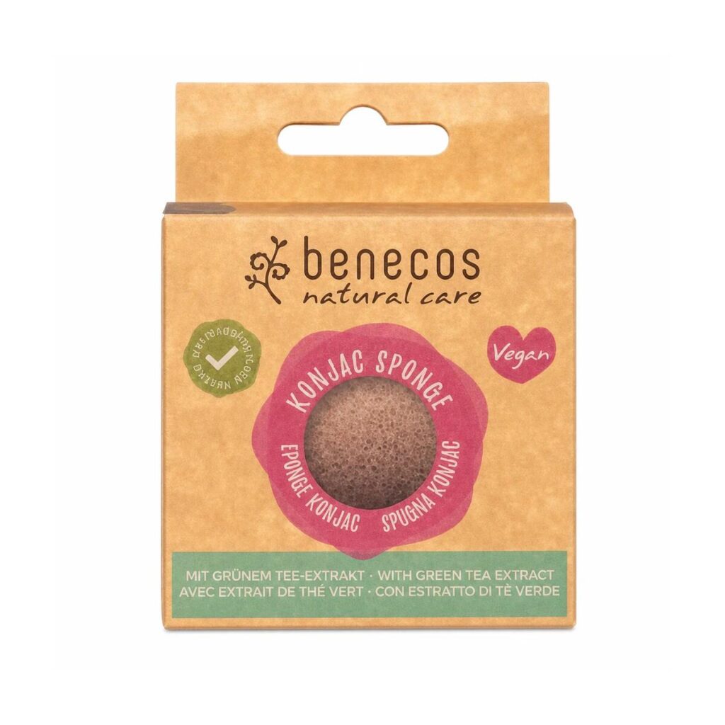 ESPONJA KONJAC te verde piel mixta. VEGANO — Benecos