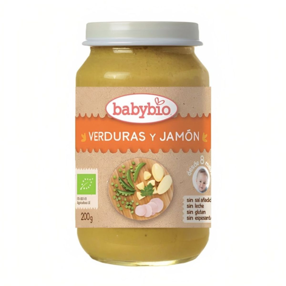 Potito Verduras y Jamón 8 meses 200 g BIO