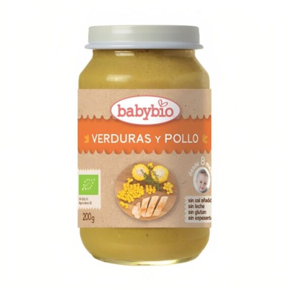 Potito Verduras y Pollo 8 meses 200 g BIO