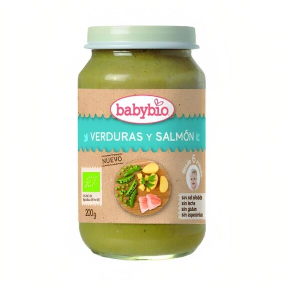 Potito Verduras y Salmón 6 meses 200 g BIO