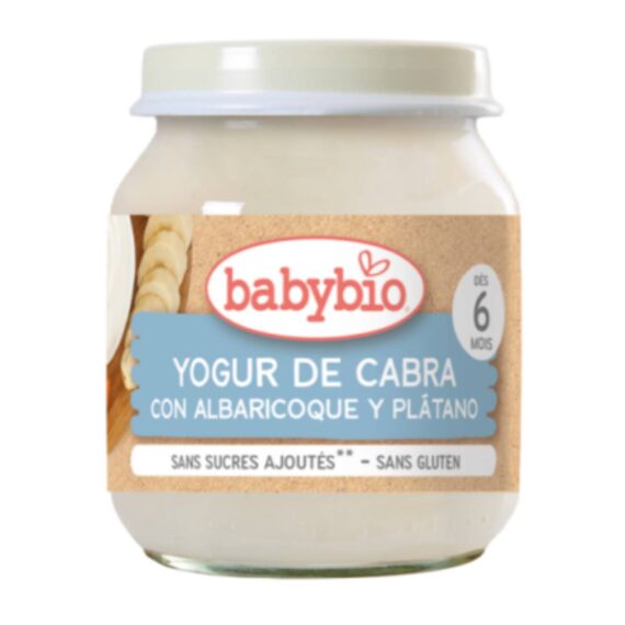 Yogur de Cabra Albaricoque y Plátano 6 meses 2 uds