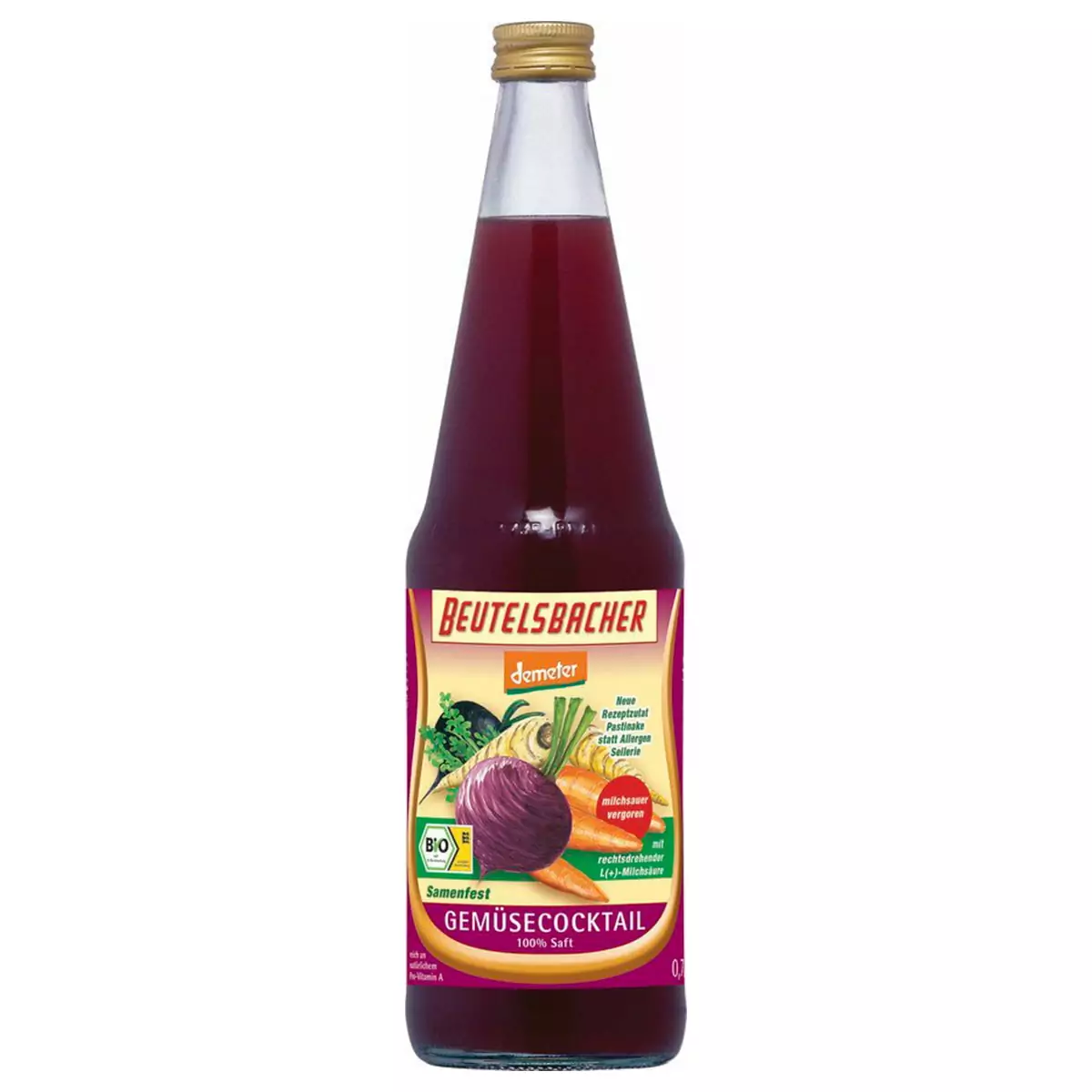 Zumo de Cocktail de Verduras 700 mL BIO