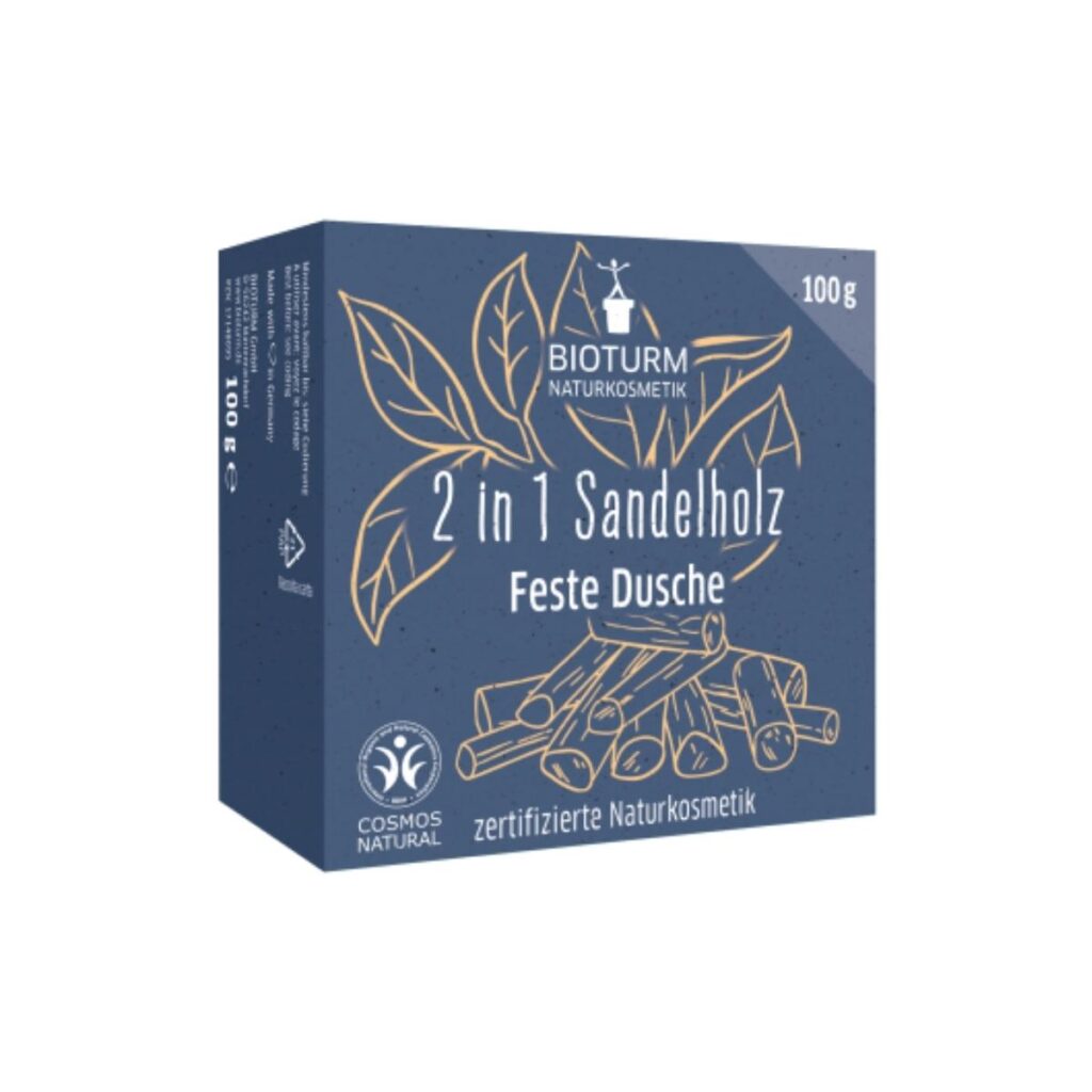 Champú y Gel Sólido de Sándalo 2x1 - Vegano