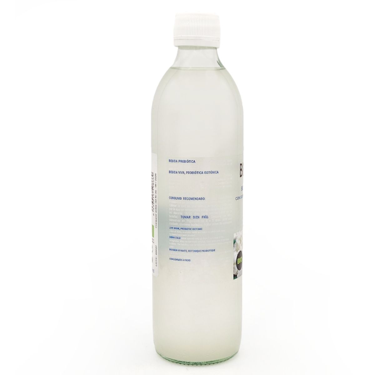 Kéfir de Agua Sabor Limón Parte Trasera Kéfir de Agua Sabor Limón Parte Trasera