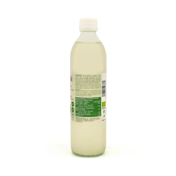 Kéfir de Agua Sabor Menta Limón Jengibre 500 mL BIO