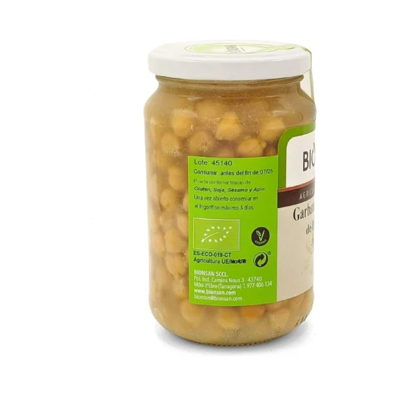 Garbanzos Cocidos Bionsan 220 g BIO