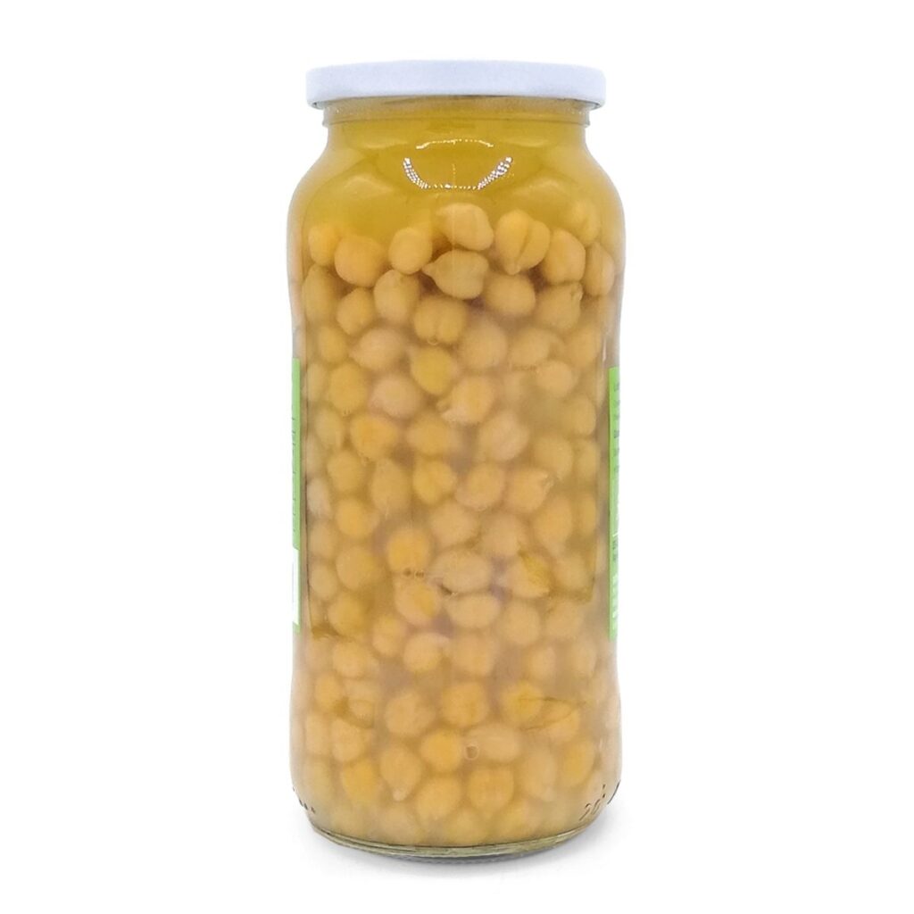 Garbanzos Cocidos Parte Trasera