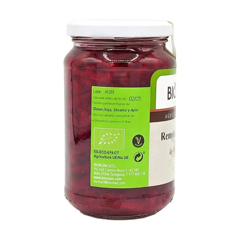 Remolacha Roja Rallada 345 g BIO Ingredientes